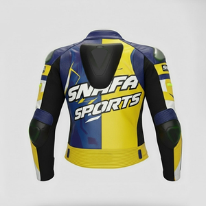 Vestes de moto en gros, prix de gros, logo personnalisé de haute qualité, veste en cuir de moto élégante, veste en cuir de course pour homme - Product Image 2