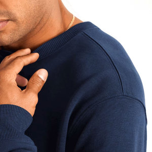 Survêtements d'hiver 100% coton personnalisés pour hommes, pantalons de survêtement décontractés de meilleur style, survêtements avec logo brodé et patch respirant - Product Image 3