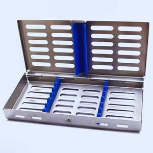 Lucas Bone Curettes Extracción periodontal Cassette Rack Bandeja Caja Instrumentos quirúrgicos dentales Herramientas - Product Image 6