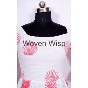 เดรสแม็กซี่ลายดอกไม้ฤดูใบไม้ร่วงสำหรับผู้หญิงเสื้อผ้าแฟชั่นพิมพ์ลายดอกไม้ทอโดยผู้ผลิตวิธีการพิมพ์ดิจิตอล - Product Image 2