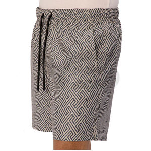 Pantalones cortos informales con estampado de sublimación personalizado para hombre, pantalones cortos transpirables de cintura media de poliéster 100% con cierre de cordón - Product Image 2