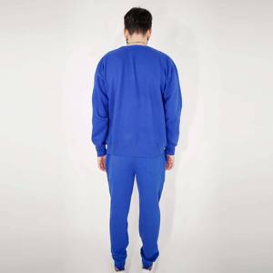 Sweat-shirt décontracté à col rond pour homme en tissu mélangé épais - Doublure en polaire pour les aventures en plein air par temps froid et la détente - Product Image 3