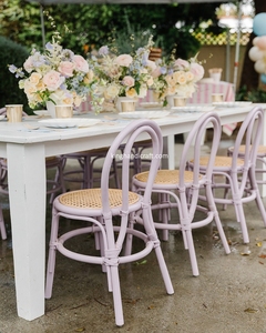 Chaises pour enfants en rotin faites à la main pour les événements festifs, les anniversaires, les mariages, les meubles de salon bohèmes rustiques - Product Image 6