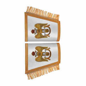 Masonic Regalia Cuff Par Bordado a mano Mejor tela Masonic Regalia Mano Guanteletes para la venta - Product Image 2