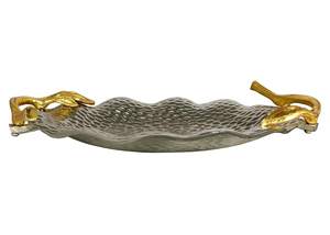 Plateau de service en métal personnalisé pour décoration de table pour hôtel, restaurant, bar, ustensiles de cuisine, quantité en vrac fabriquée en Inde - Product Image 5