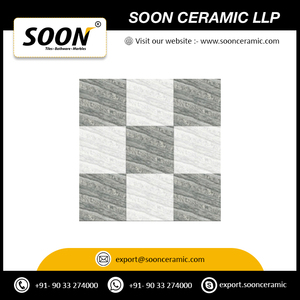 กระเบื้องปูพื้นเซรามิก Soon แข็งแรง ทนทาน สวยงามแบบชนบท กันลื่น ขนาด 16x16 นิ้ว สำหรับใช้งานกลางแจ้ง ราคาขายส่ง - Product Image 3