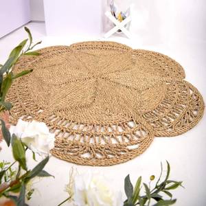 Woven Handmade Seagrass <b>Sisal</b> Bedroom Rug Home and Hotel Braided Carpet Decorations From Vietnam - Product Image 6