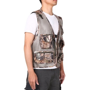 Personnalisé Double-face Porter Vert Woodland Camo Orange Camo Chasse Gilet Orange Gilet Tactique Uniforme Camouflage - Product Image 6