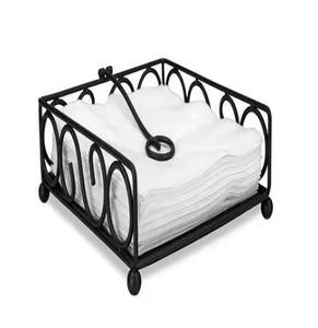Elegante y resistente servilletero de metal, perfecto para uso diario o decoración de habitación de invitados. - Product Image 1