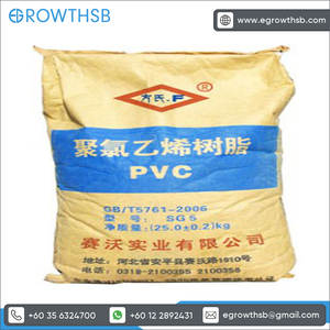 Meilleur matériau personnalisé en résine vierge de qualité supérieure à usage industriel SG5/K67 plastique PVC en poudre de couleur blanche de qualité supérieure pour vrac - Product Image 2