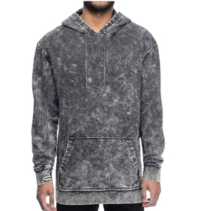 Sudaderas con capucha recortadas gruesas holgadas de la mejor calidad para hombre sin cuerda en blanco Fleece 100% algodón Crop Heavyweight Essentials Men Hoodie - Product Image 6