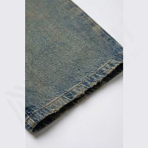 กางเกงยีนส์ผู้ชายสไตล์เฉพาะตัวสั่งทำพิเศษสำหรับขาย ออกแบบเองได้ตามต้องการ กางเกงยีนส์ขาดๆ สไตล์ดิสเทรส ขายส่ง สีตามสั่ง - Product Image 6