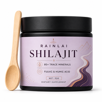 Complément Alimentaire Life Worth Marque Privée Acide Fulvique Résine de Shilajit Pur Shilajit de l'Himalaya
