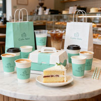 Boîte en carton blanc personnalisée pour petites entreprises, boîte à courrier en carton pour biscuits, boîte à gâteaux, vente en gros