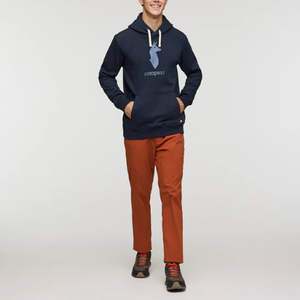 Haute qualité prix usine coton hommes épais lourd français éponge polaire pull avec impression personnalisée sweats à capuche surdimensionnés pour l'hiver - Product Image 2