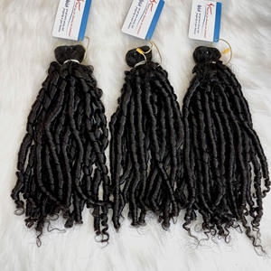 ¡LOS PEINADOS NUEVOS Y DE TENDENCIA! Steam Curly Steam Fuzz Curl Extensión de cabello humano vietnamita - Product Image 6