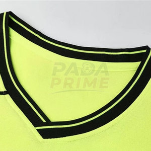 Breathable Eco-Friendly Short Sleeve Soccer <b>Shirt</b> with Lightweight <b>Mesh</b> Fabric Flexible Fit and Moisture Wicking Finish - Product Image 3