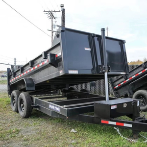 Producto de alta calidad 2024 Remolque volquete a la venta de buena calidad Compre nuevo Remolque volquete con sistema hidráulico - Product Image 1