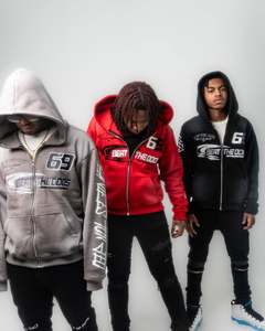 ชุดวอร์มผ้าคอตตอน100% มีฮู้ดสไตล์วินเทจ - Product Image 6