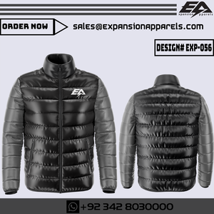 Chaqueta acolchada de bloque de color de dos tonos personalizada para hombre, ropa deportiva informal cálida de invierno, soporte de burbuja acolchado del fabricante de relleno de longitud larga - Product Image 6