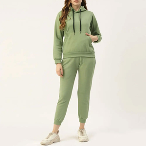 Survêtements pour femmes en coton et polyester, vente en gros, survêtements à séchage rapide, manches longues, survêtements pour femmes, ensemble 2 pièces - Product Image 1