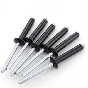 Remache ciego de aleación de aluminio negro de cabeza redonda con pintura horneada, stock de fábrica, 0.1-0.8 - Product Image 1