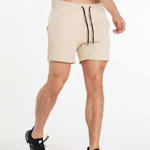 กางเกงขาสั้นสำหรับผู้ชายกางเกงขาสั้นใส่เล่นยิมทำจากขนแกะอุ่นปรับเอวได้โลโก้ได้ - Product Image 3