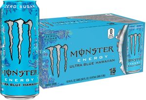 Bebida Energética Monsters Original Blanca Baja en Carbohidratos con Ginkgo, Carbonato y Taurina, 16 Onzas Líquidas, Caja a Granel de 4/12 Paquetes - Product Image 6