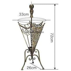 Heavy Duty <b>Metal</b> Wire Black Color Powder Coated Attractive Look <b>Umbrella</b> <b>Stand</b> In Wholesale Price From IN Decor Overseas - Product Image 4