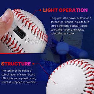 Pelotas de béisbol de Entrenamiento de deportes al aire libre con logotipo personalizado y precio de fábrica de buena calidad al por mayor - Product Image 6