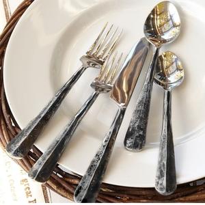 Cubiertos de Metal de acero de calidad estándar, juego de cubiertos de Hotel de lujo, decoración de mesa, cocina, juego de cubiertos de Metal con espejo - Product Image 2