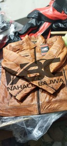 Men's Vintage <b>Stand</b> Collar <b>Motorbike</b> Leather Jackets Windproof Sportswear Plus Size - Product Image 2