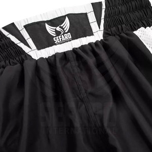 Shorts de boxe pour hommes de couleur unie Shorts de boxe pour hommes les plus populaires Shorts de boxe pour hommes au design personnalisé - Product Image 3
