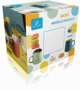 Tazza in Ceramica Minimalista da 12oz con Coperchio Termoresistente 3D, Logo Inciso al Laser, Lavabile in Lavastoviglie, per Bevande Calde e Fredde, con Cucchiaio, Caratteristiche Sublimatiche - Product Image 5