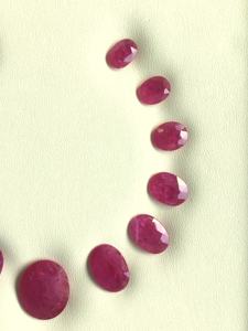 Diseño de piedra de corte facetado ovalado de rubí Mozambique de 96,75 quilates calentado para fabricación de joyas finas piedras preciosas naturales - Product Image 4