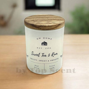 เทียนหอม SelfCareJBPQ กลิ่นชาหวานและเหล้ารัม ทำด้วยมือจากขี้ผึ้งถั่วเหลือง - Product Image 1