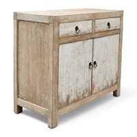 Vintage Holzschrank Antik Rustikale Ausführung Recyceltes Massivholz Klassisches Design Verstellbarer Schrank Wohnzimmer Krankenhaus
