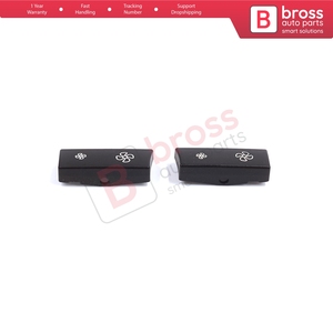 BDP608 2 piezas de cubiertas de botones para control de climatización y aire acondicionado 9233635 9233644 9229602 para la Serie 5 F10 F11 F01 F0 - Product Image 2