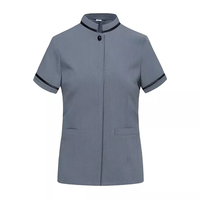 Uniforme de nettoyage d'hôtel de Restaurant personnalisé de qualité supérieure, uniforme de personnel de ménage, veste de chef en coton fabriquée en inde