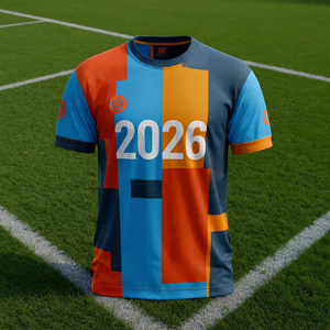 Maillot de football 2026, léger, athlétique, personnalisable, pour les matchs et l'utilisation toute saison, pour adultes, hommes/femmes - Product Image 1