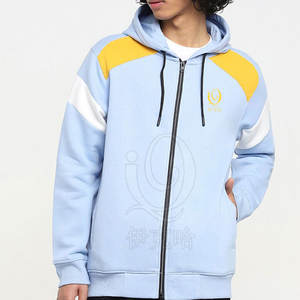 Sweats à capuche zippés en coton mélangé de qualité supérieure pour hommes Meilleur fabricant - Product Image 1