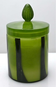 Frasco de Vidrio Cilíndrico Tintado, Ecológico y Duradero, con Tapa, Hecho a Mano, para Cumpleaños, Navidad, Decoración del Hogar y Cena - Product Image 6