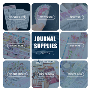 Tùy chỉnh Tạp Chí Cô gái đẹp vật nuôi băng cho sổ lưu niệm Nhật Ký vật nuôi Băng Sticker Rolls - Product Image 6