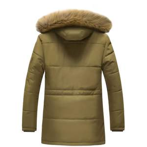 Nouveau Style hommes manteau d'hiver avec doublure en polaire chaude épaisse veste à capuche isolée plusieurs poches personnalisé hommes Style décontracté manteau - Product Image 2