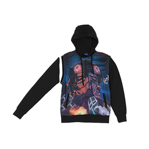Sudadera con capucha de mezcla básica de algodón para hombre personalizada sudaderas con capucha de sublimación MOQ bajo de alta calidad con logotipo personalizado ODM OEM - Product Image 1