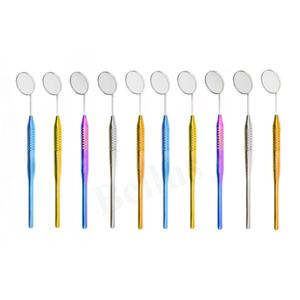 Espejo de boca Dental hecho a medida de alta calidad, herramienta de instrumento de cuidado bucal de clínica de dentista de acero inoxidable profesional - Product Image 6