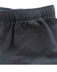 <b>Black</b> <b>Women</b> Curve Hem <b>Shorts</b> With White Trim Elastic Waist Soft Lightweight Summer Sports Running Casual Comfortable Bottoms - Product Image 5