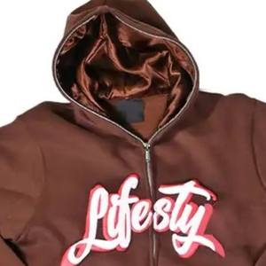 Nouvelle mode Hommes Puff Printing Hoodies meilleur tissu top tendance taux raisonnable Puff Printing sweats à capuche pour hommes de haute qualité - Product Image 5