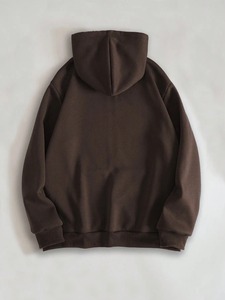 Sudadera con capucha recortada y cremallera desgastada con diamantes de imitación de algodón de gran tamaño con gráfico personalizado de alta calidad para hombres, fabricantes de sudaderas con capucha para hombres - Product Image 4