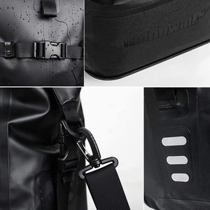 Logo personnalisé PVC TPU <span class=keywords><strong>Vélo</strong></span> Étanche 20L <span class=keywords><strong>Vélo</strong></span> Cycle <span class=keywords><strong>Sacoche</strong></span> Sac Résistant À L'eau Coffre Voyage Bagages Sac Pour L'extérieur - Product Image 4